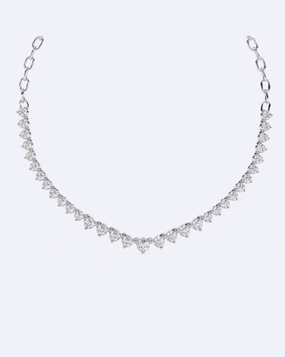 Timeless Tennis-Style Necklace