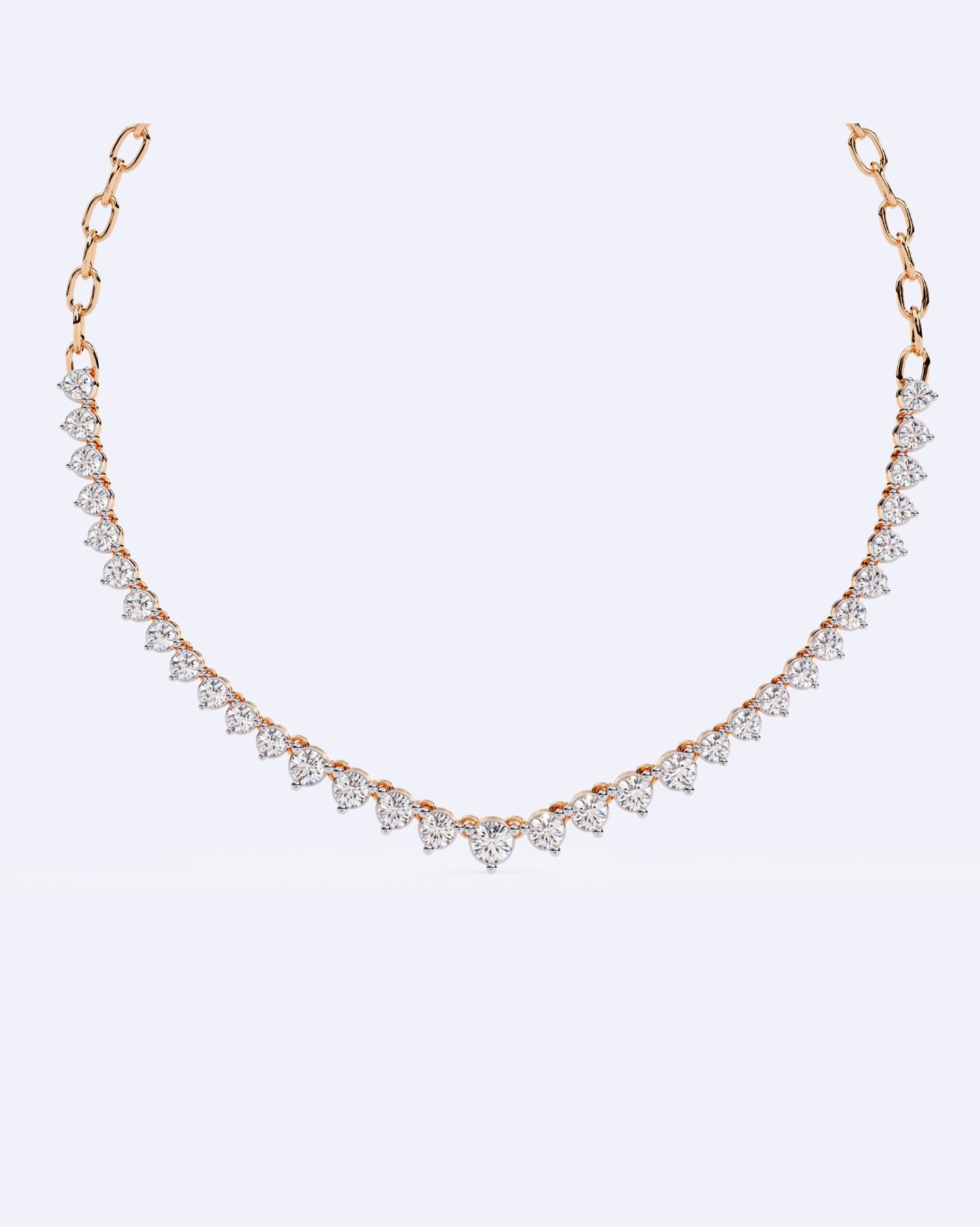 Timeless Tennis-Style Necklace