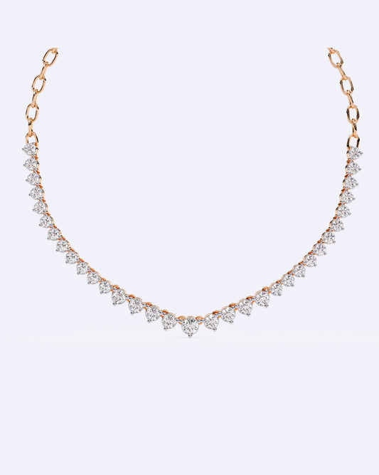 Timeless Tennis-Style Necklace