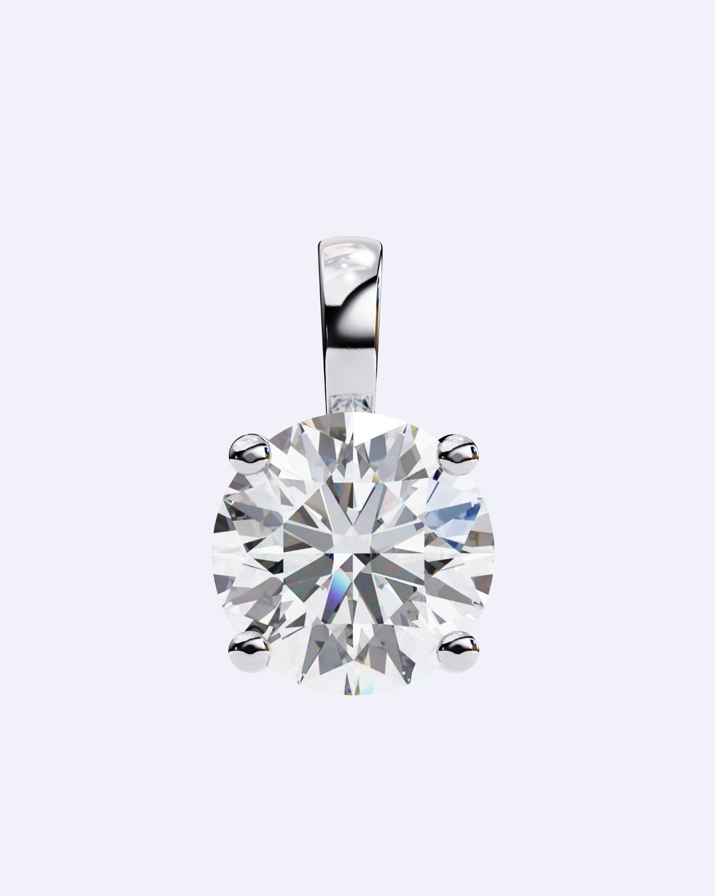 Elegant Solitaire Pendant