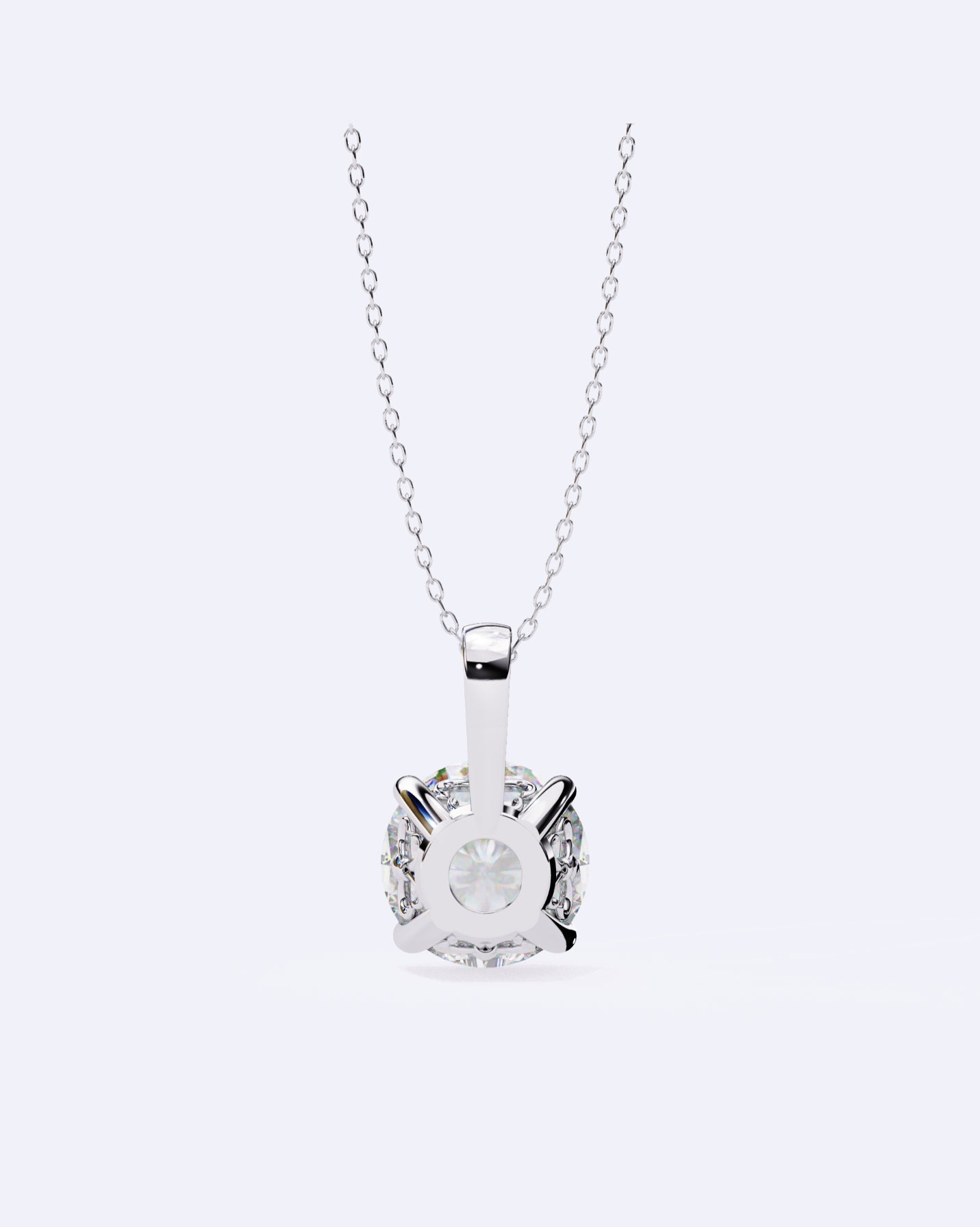 Elegant Solitaire Pendant