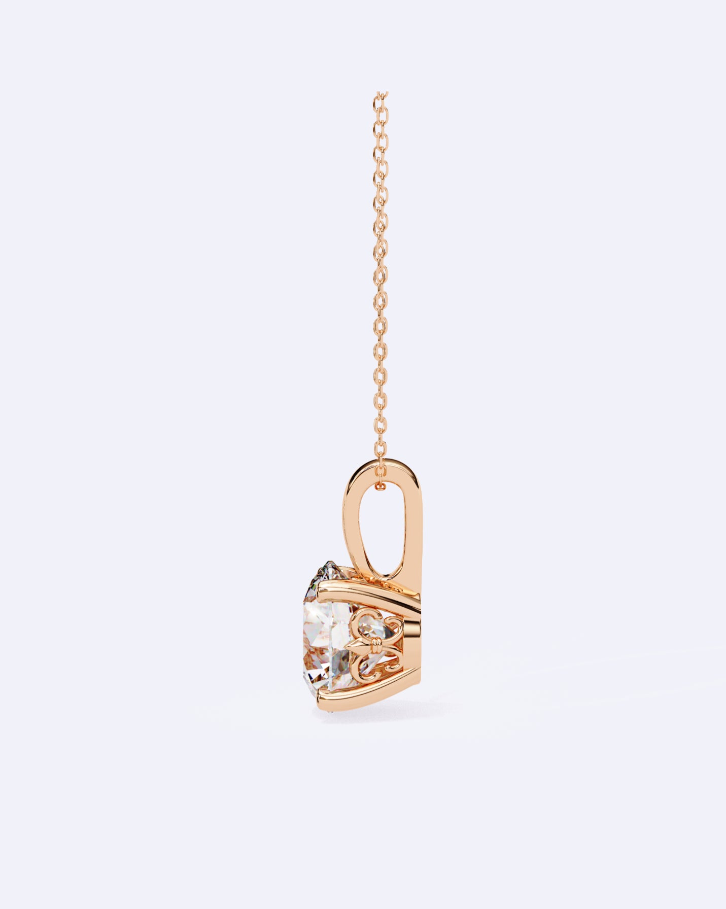 Elegant Solitaire Pendant