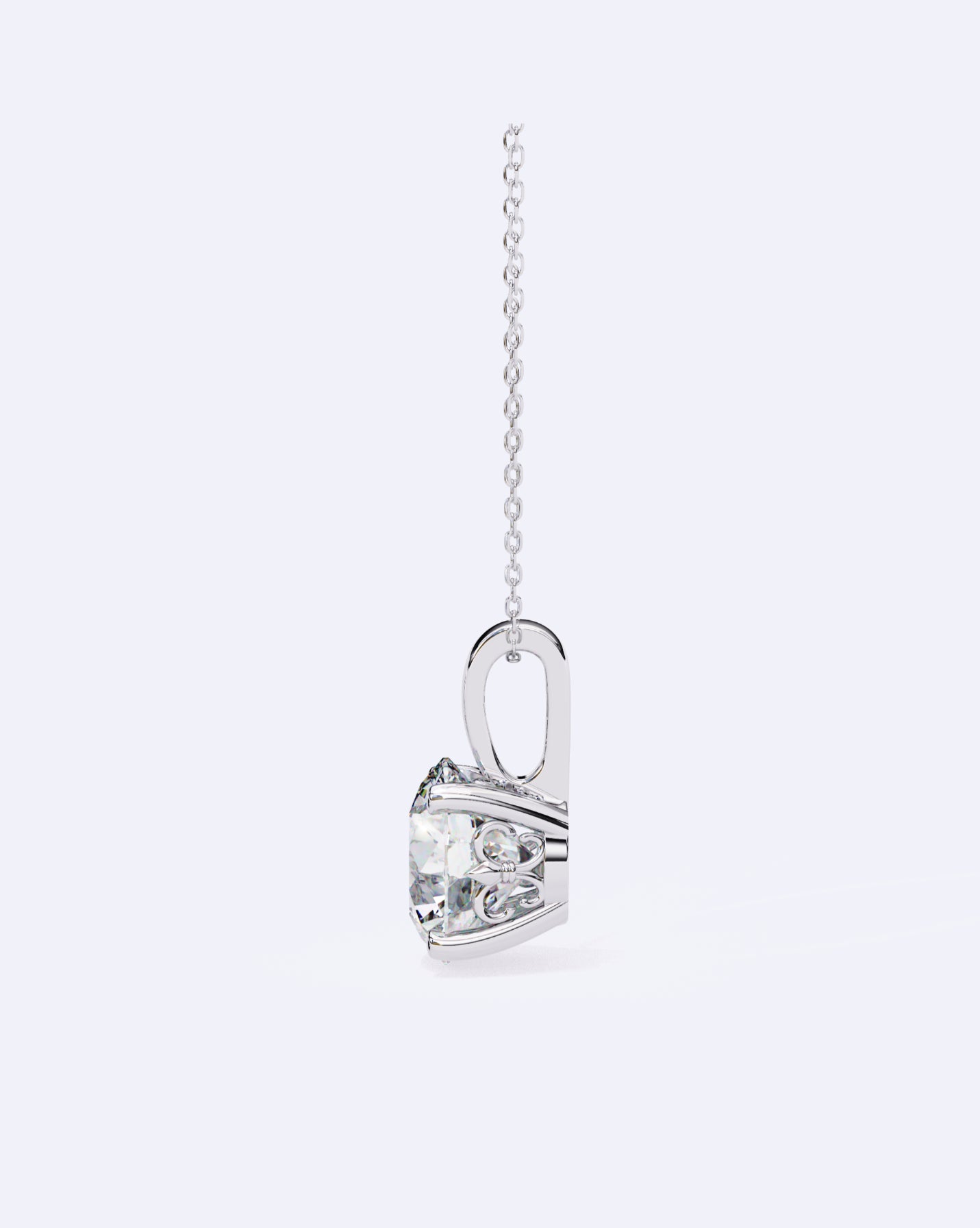 Elegant Solitaire Pendant