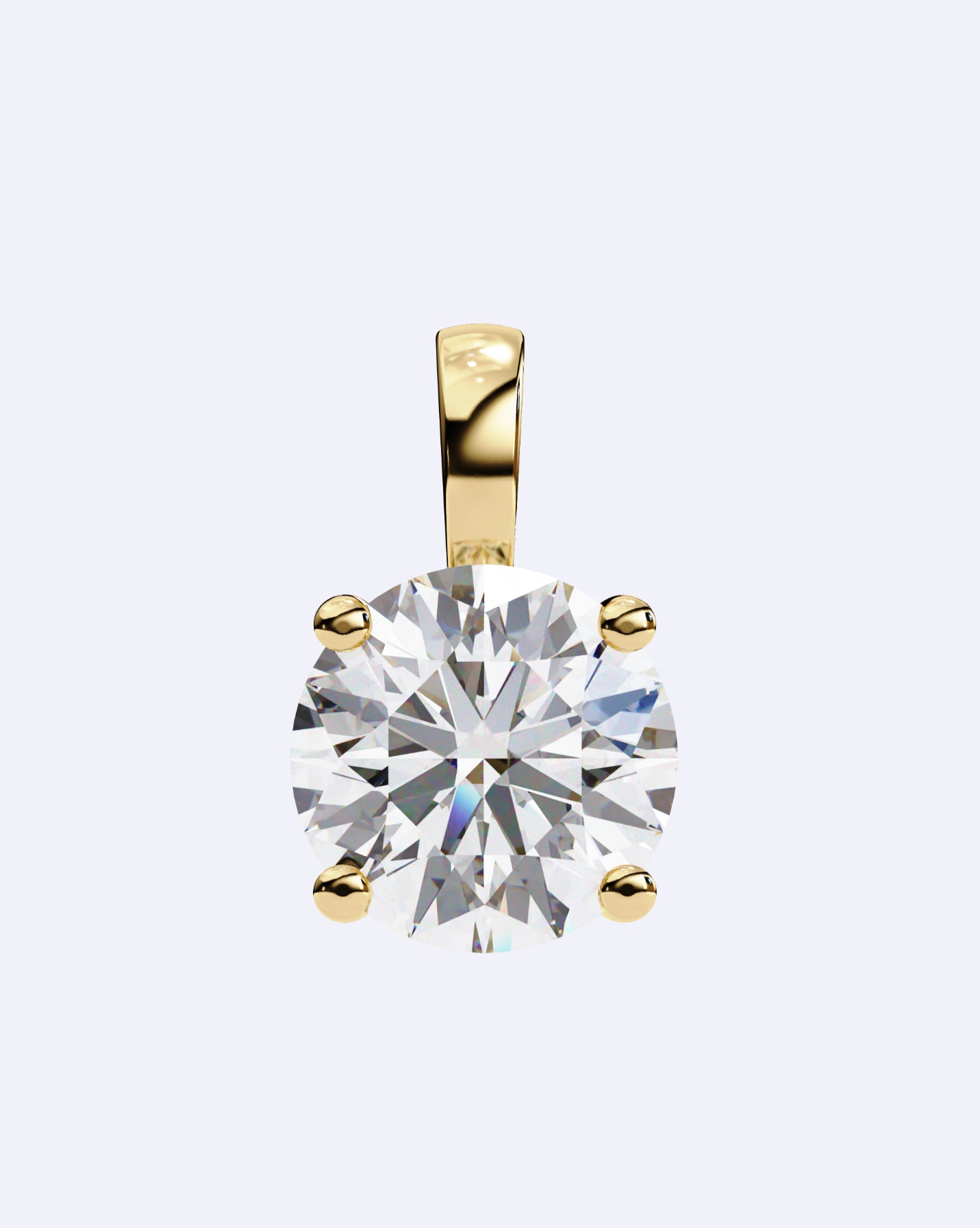 Elegant Solitaire Pendant