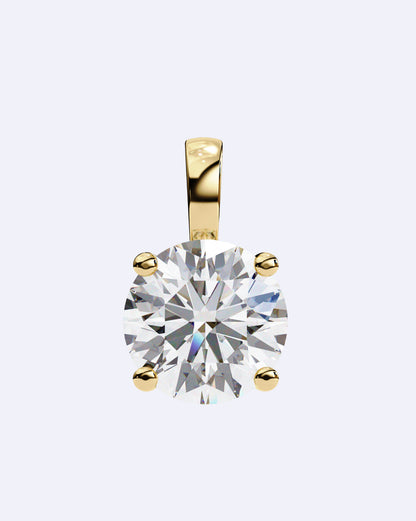 Elegant Solitaire Pendant