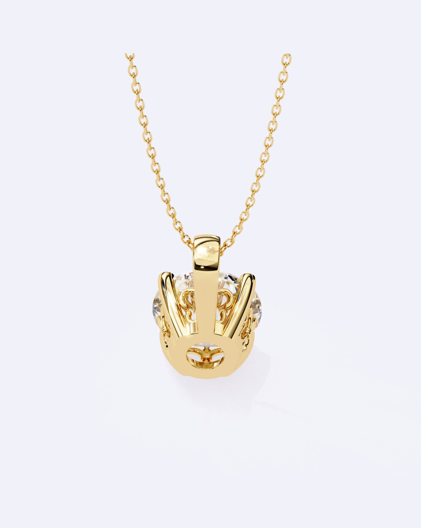 Elegant Solitaire Pendant