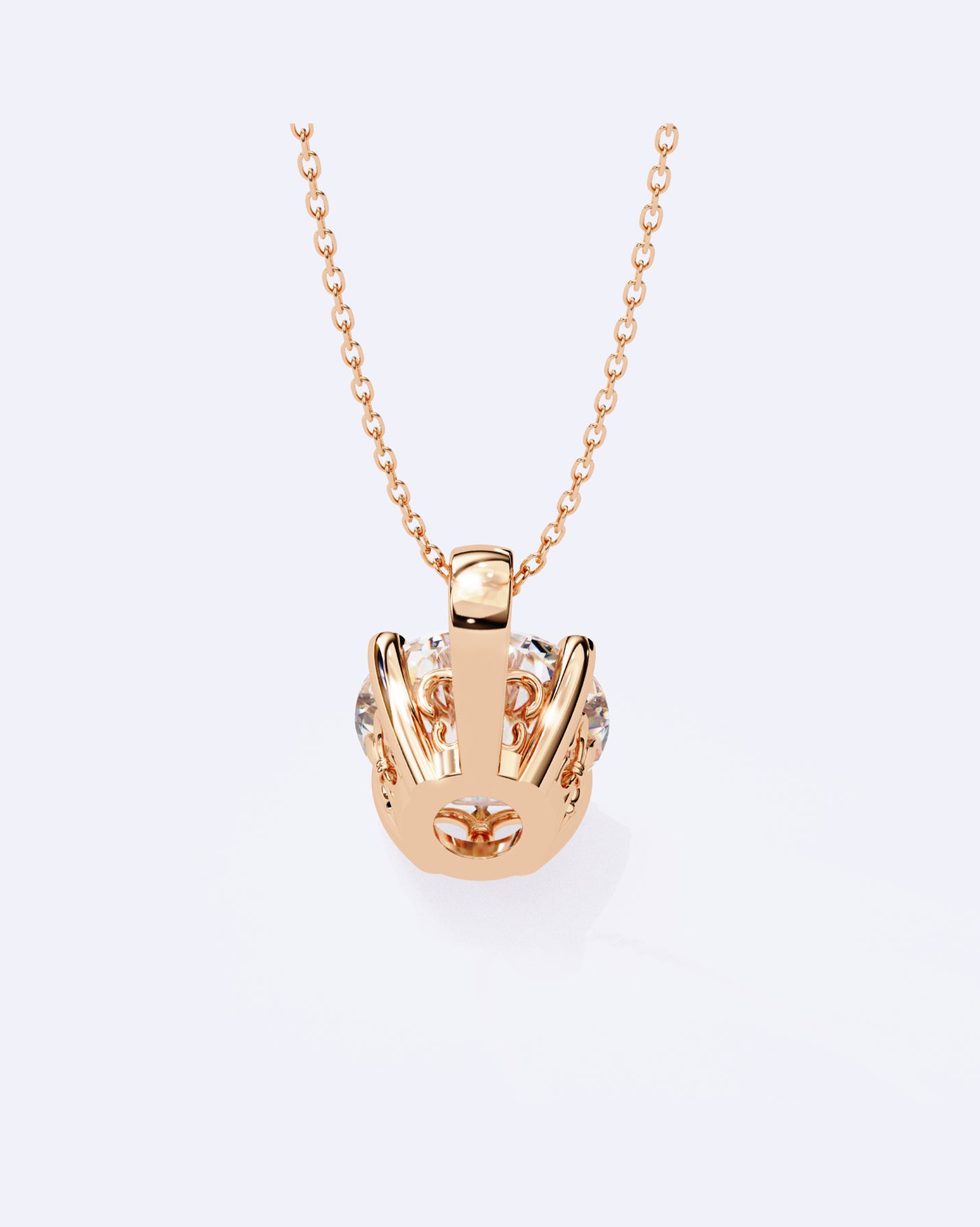 Elegant Solitaire Pendant