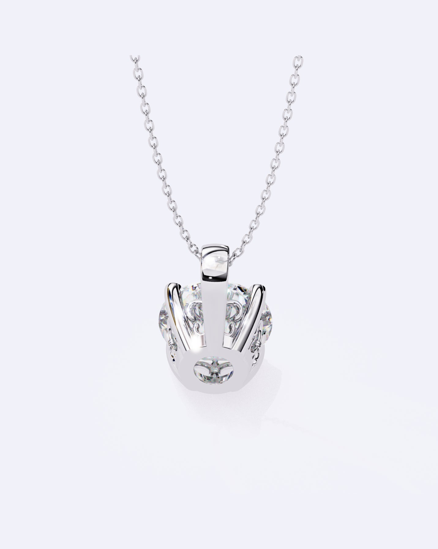 Elegant Solitaire Pendant