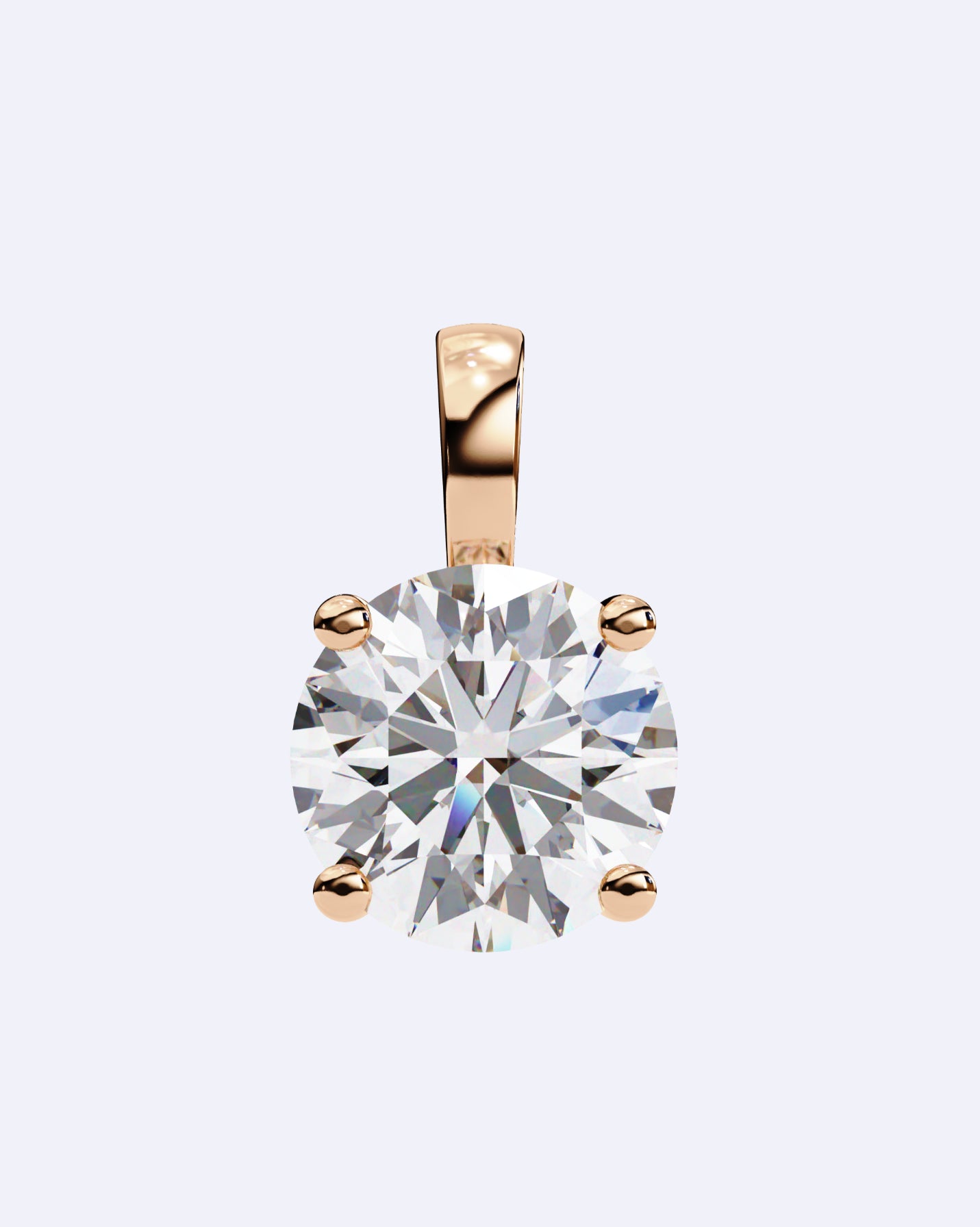 Elegant Solitaire Pendant