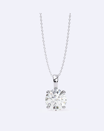 Elegant Solitaire Pendant