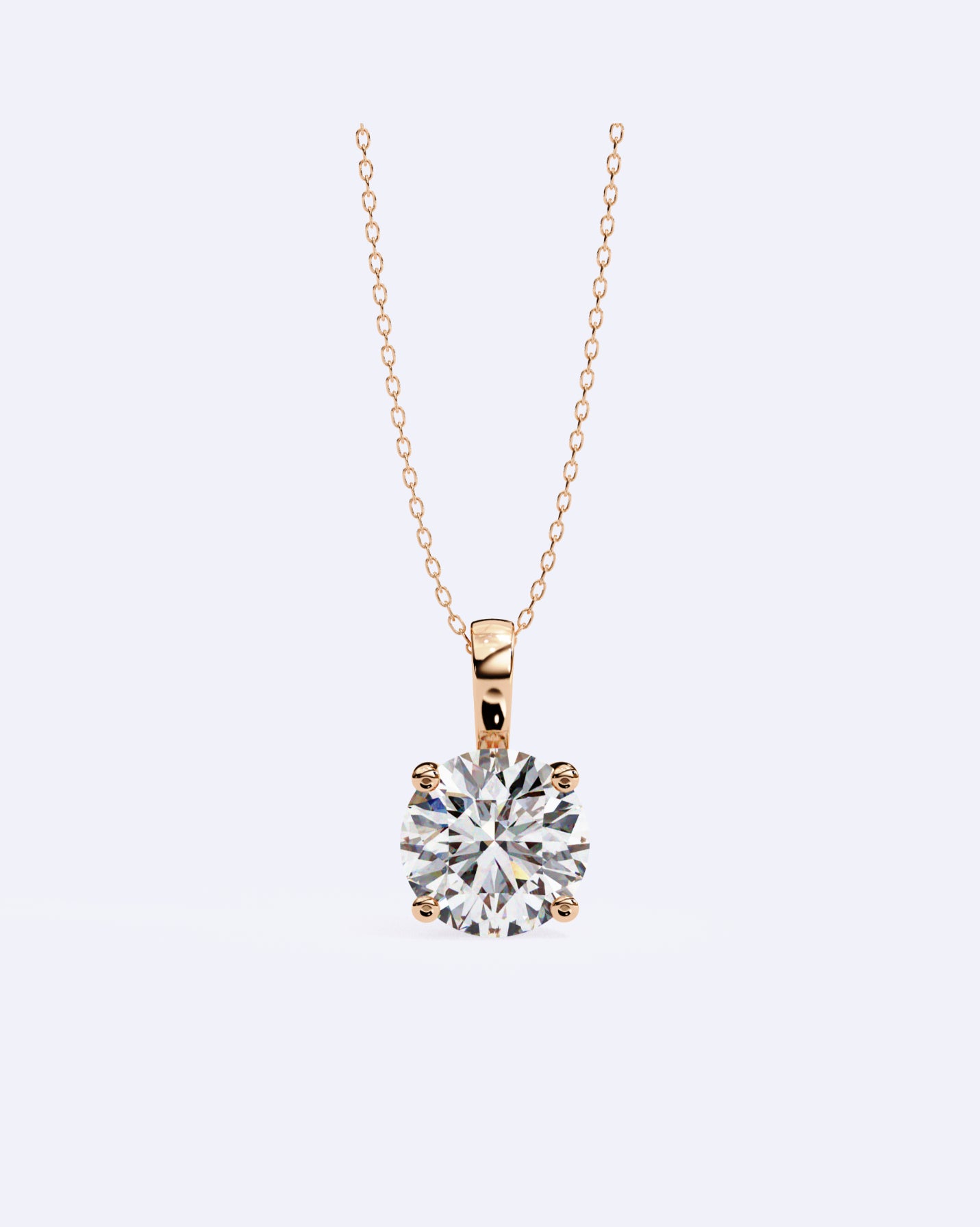 Elegant Solitaire Pendant