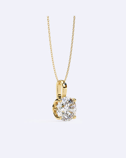 Elegant Solitaire Pendant