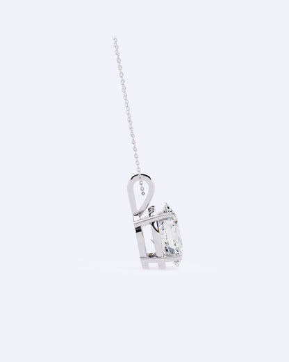 Oval Solitaire Pendant