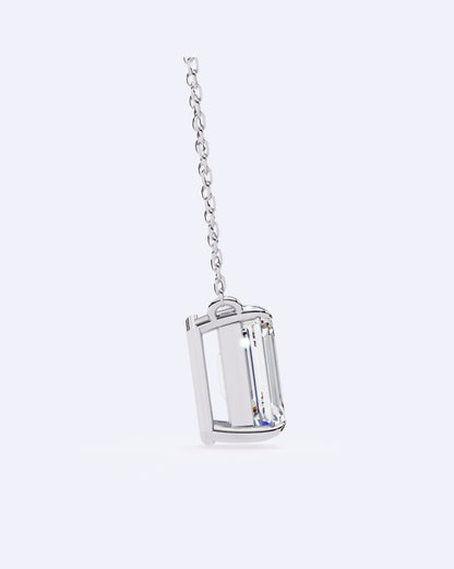 Bezel Baguette Pendant