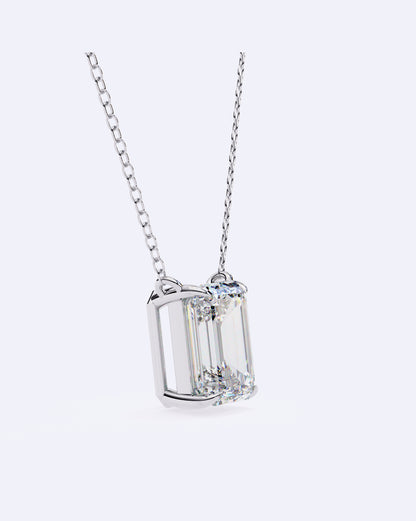 Bezel Baguette Pendant