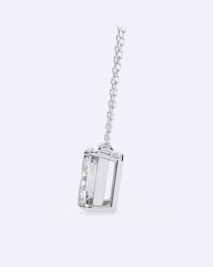 Bezel Baguette Pendant