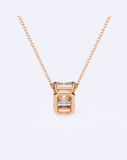 Bezel Baguette Pendant