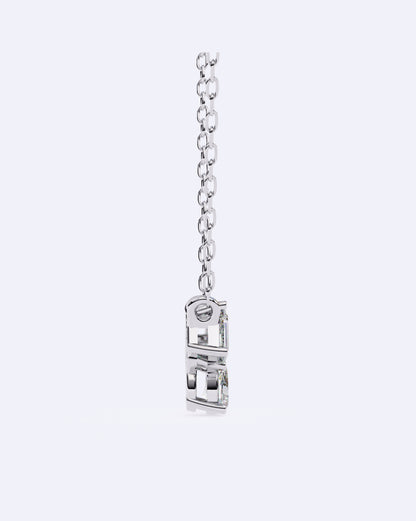 Triple Solitaire Link Pendant