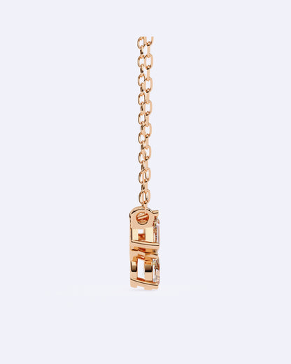 Triple Solitaire Link Pendant