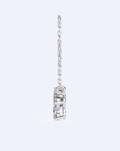 Triple Solitaire Link Pendant