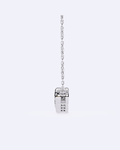 Linked Bezel Solitaire Pendant