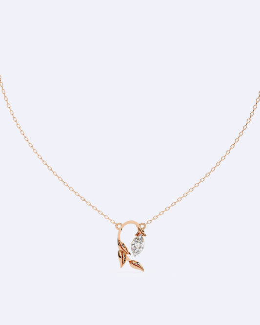 Blooming Bud Diamond Pendant