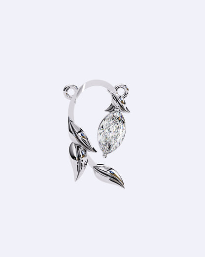Blooming Bud Diamond Pendant