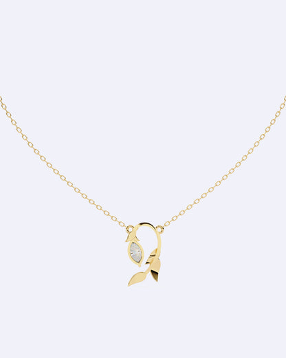 Blooming Bud Diamond Pendant