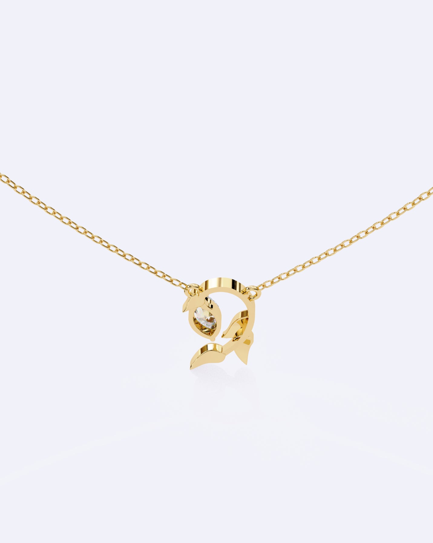 Blooming Bud Diamond Pendant