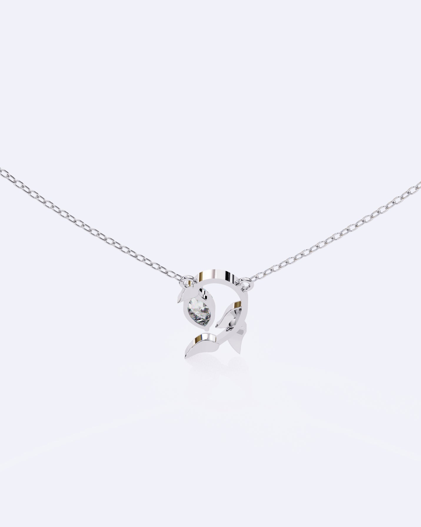 Blooming Bud Diamond Pendant