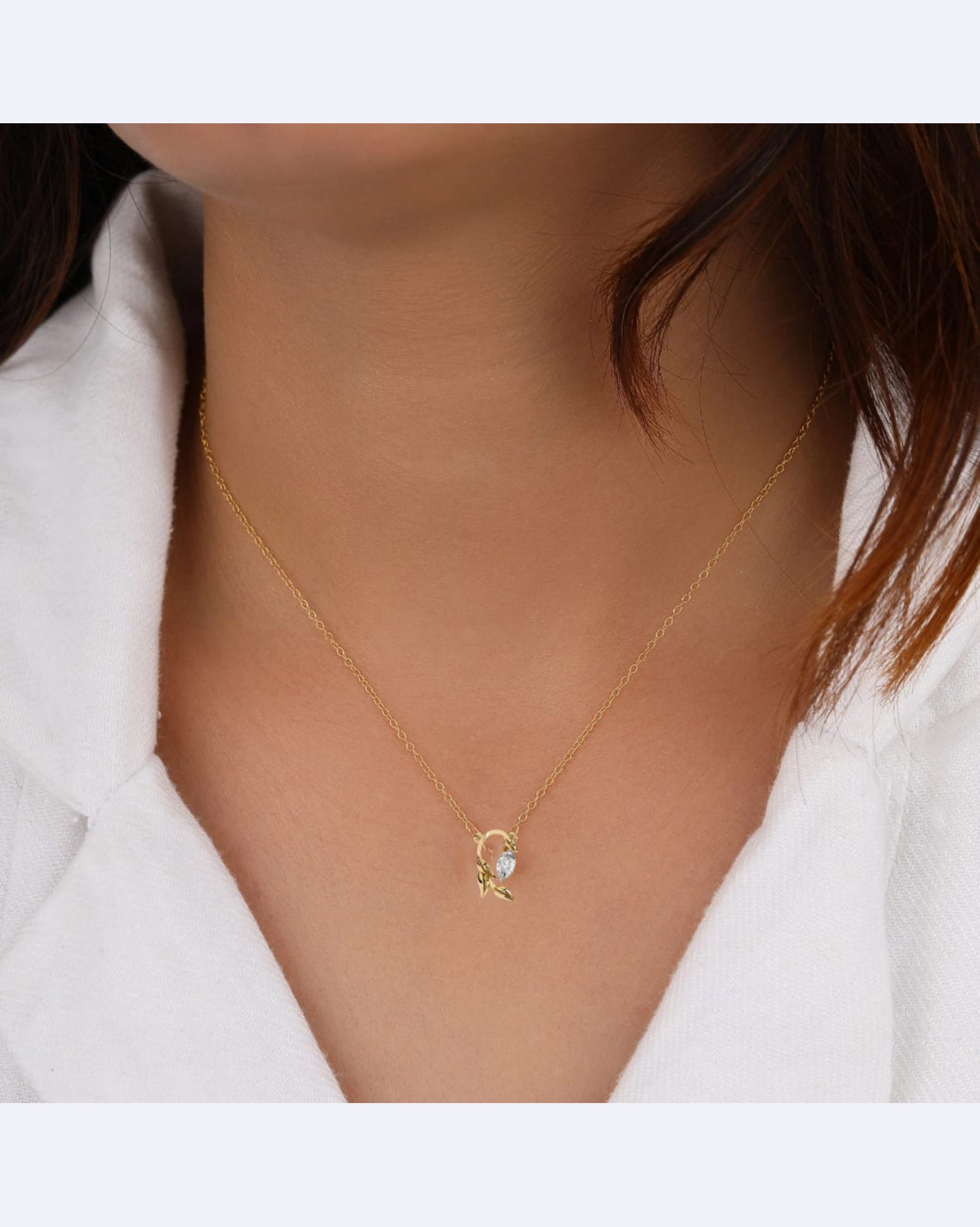 Blooming Bud Diamond Pendant