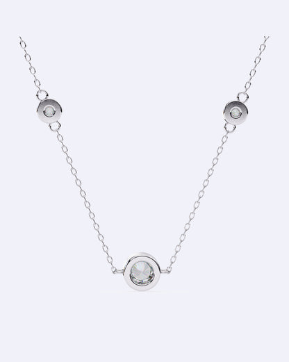 Triple Diamond Chain Pendant