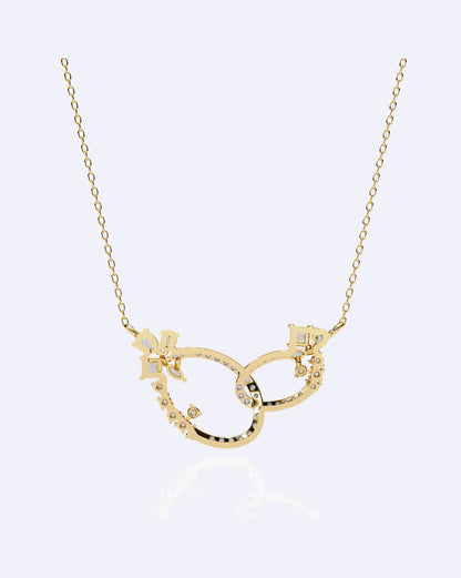Interlinked Oval Diamond Pendant