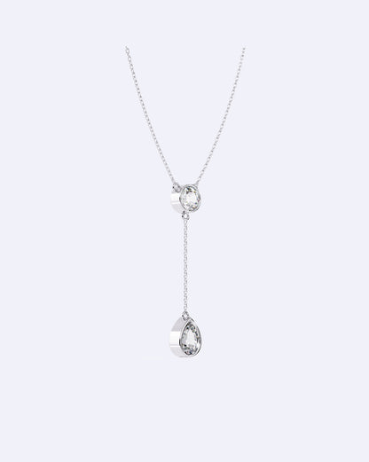 Dual Diamond Drop Pendant