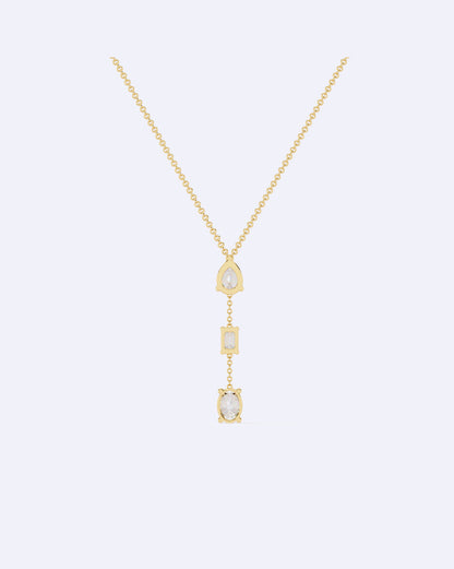 Three-Stone Linear Pendant