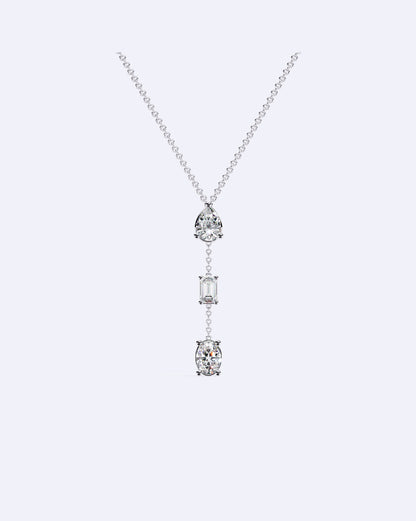 Three-Stone Linear Pendant