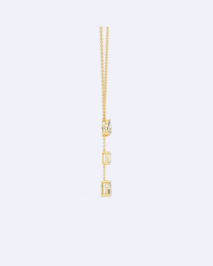 Three-Stone Linear Pendant