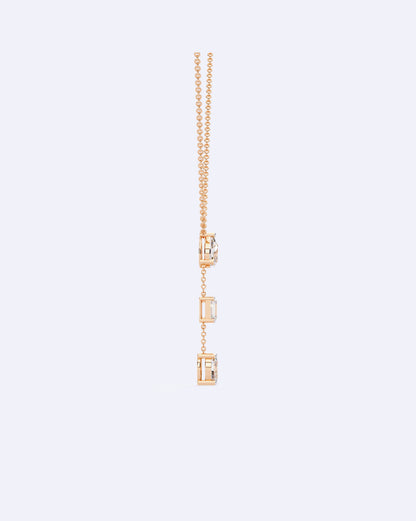 Three-Stone Linear Pendant