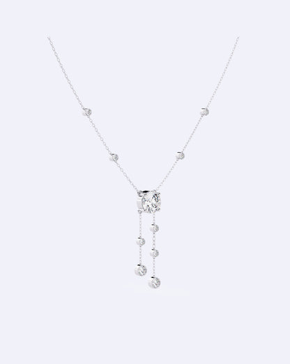 Luminous Solitaire Cascade Pendant