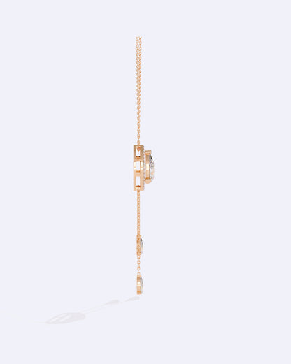 Halo Pear Drizzle Pendant